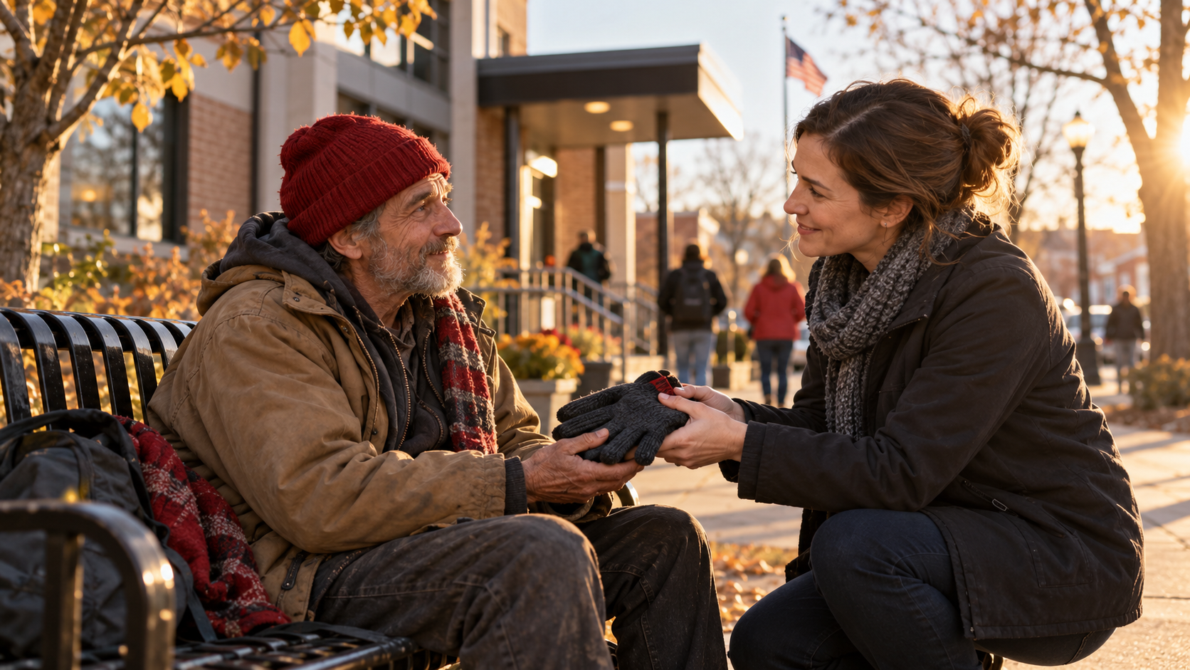 You See Someone Outside in the Cold. What Should You Do?